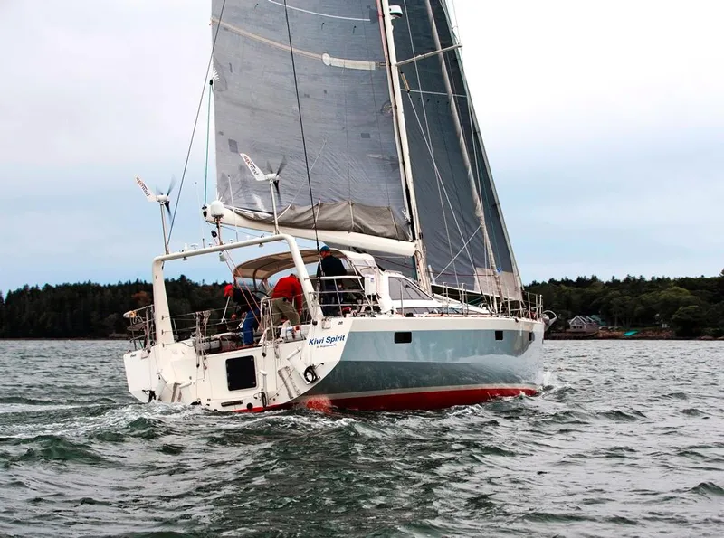 Slide: The Image of Sailing yacht Lyman Morse / Farr Racer-Cruiser hull #2, 2026, navigating coastal waters. - 5
