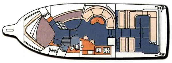 Slide: The Image of Sea Ray 400 Express Cruiser 1999 - 3