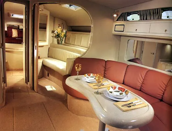 Slide: The Image of Sea Ray 400 Express Cruiser 1999 - 2