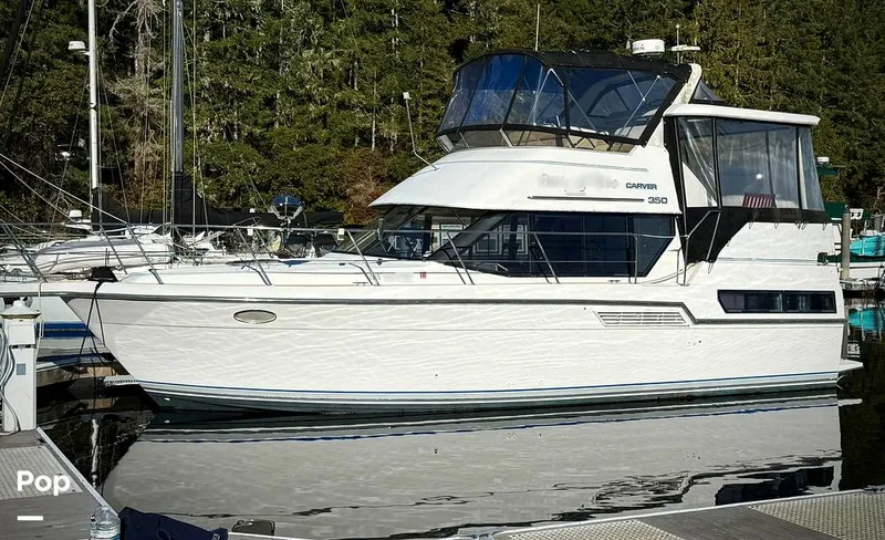 Slide: The Image of Carver Aft Cabin 350 1993 - 15141582