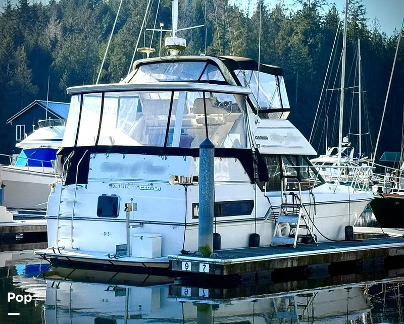 Slide: The Image of Carver Aft Cabin 350 1993 - 15141580