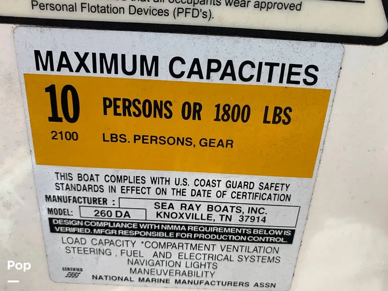 Slide: The Image of Sea Ray 260 Sundancer 2001 - 15473322