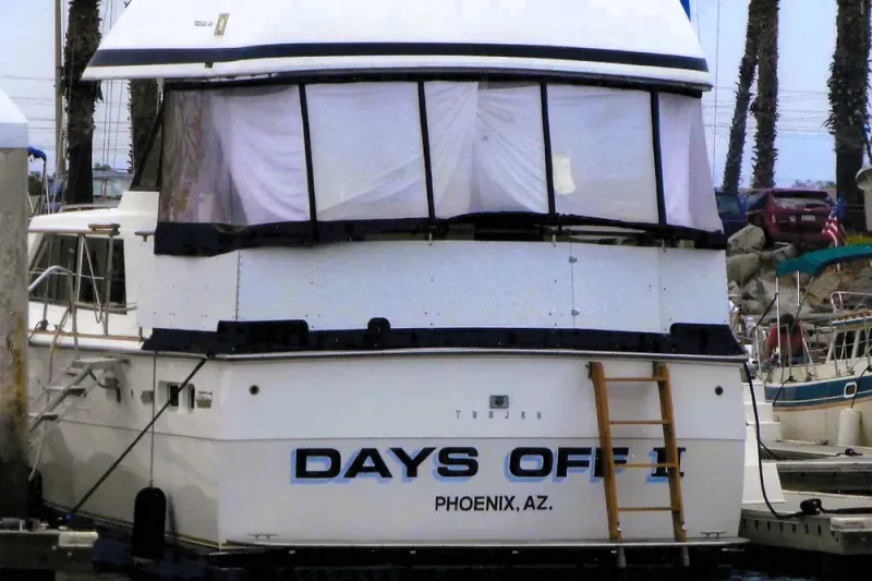 Slide: The Image of Trojan 44 Motor Yacht 1979 - 37