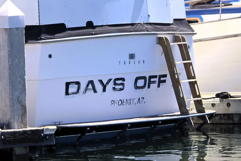 Slide: The Image of Trojan 44 Motor Yacht 1979 - 36