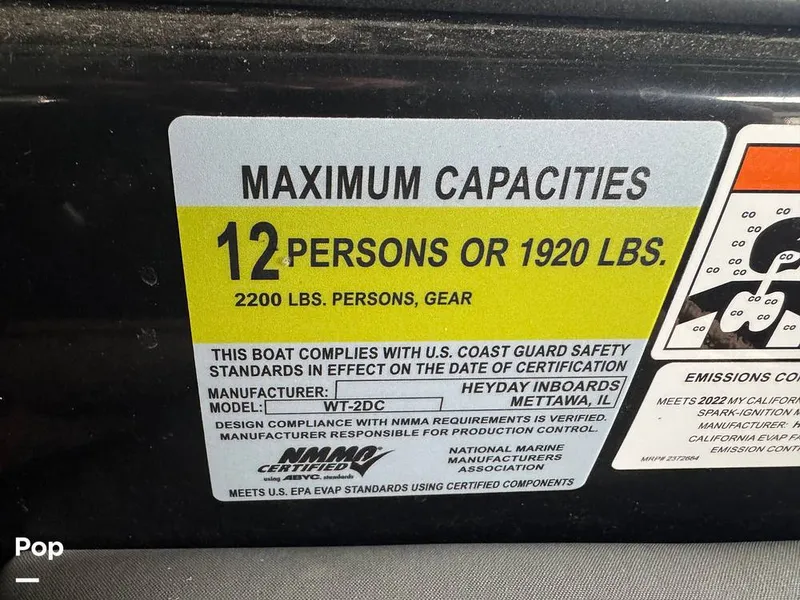 Slide: The Image of Heyday Wake Boats WT 2DC 2022 - 15145486