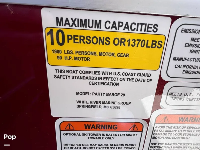 Slide: The Image of Sun Tracker Party Barge 20 DLX 2023 - 15472580