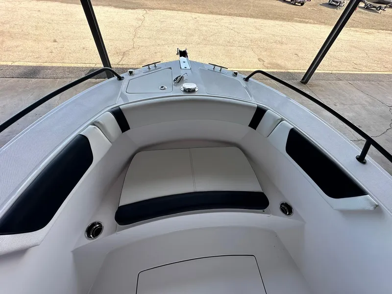 Slide: The Image of 2025 Edgewater 208CC Center Console boat with sleek design and spacious deck. - 16