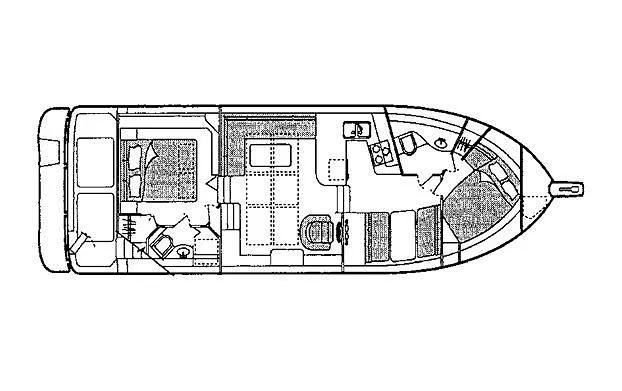 Slide: The Image of Bayliner 4587 Cockpit Motor Yacht 1994 - 15491785