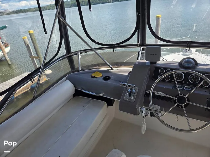 Slide: The Image of Bayliner 4587 Cockpit Motor Yacht 1994 - 15799434