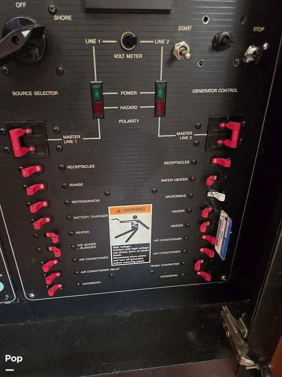 Slide: The Image of Bayliner 4587 Cockpit Motor Yacht 1994 - 15799425