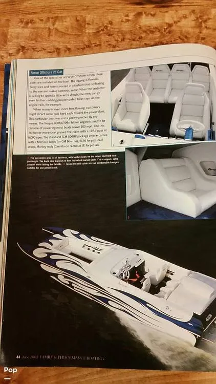 Slide: The Image of Force Offshore 26' Open Bow 2003 - 15489737