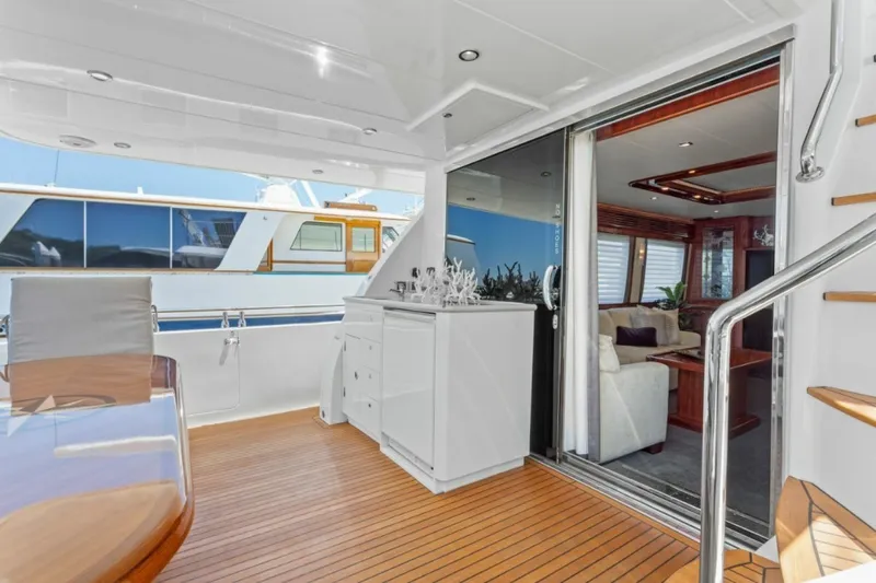 Slide: The Image of Hampton Yachts 760 Sky Lounge Motor Yachts 2014 - 19