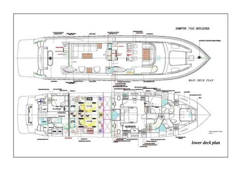 Slide: The Image of Hampton Yachts 760 Sky Lounge Motor Yachts 2014 - 37