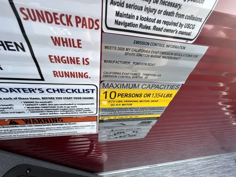 Slide: The Image of Bennington 20 S1 CRUISE 2026 - 27