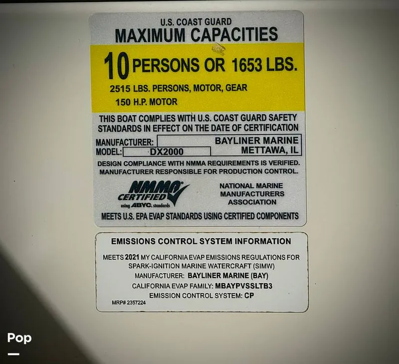 Slide: The Image of Bayliner DX 2000 2021 - 15794884