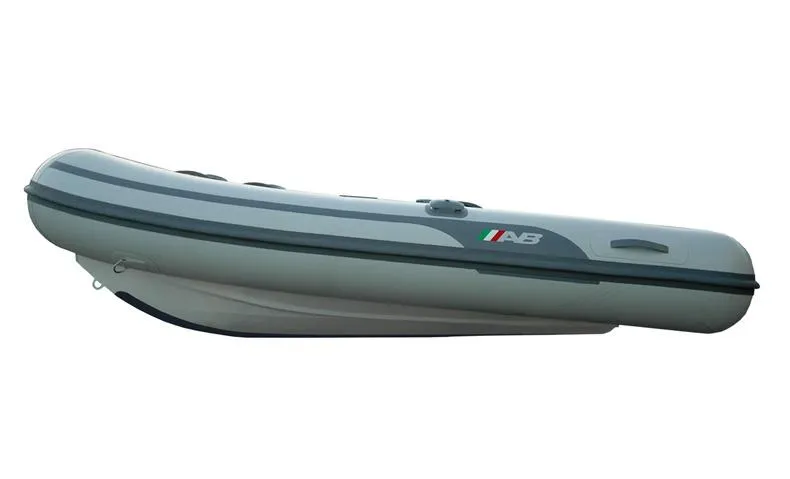 Slide: The Image of 2024 AB Inflatables Lammina 9 AL inflatable boat, side view. - 1