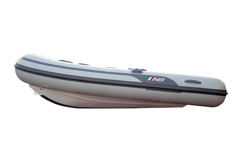 Slide: The Image of 2024 AB Inflatables Lammina 9.5 AL inflatable boat, side view. - 4