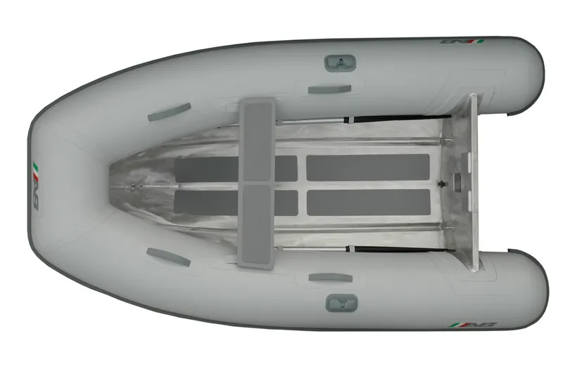 Slide: The Image of 2024 AB Inflatables Lammina 9 UL inflatable boat, top view. - 3
