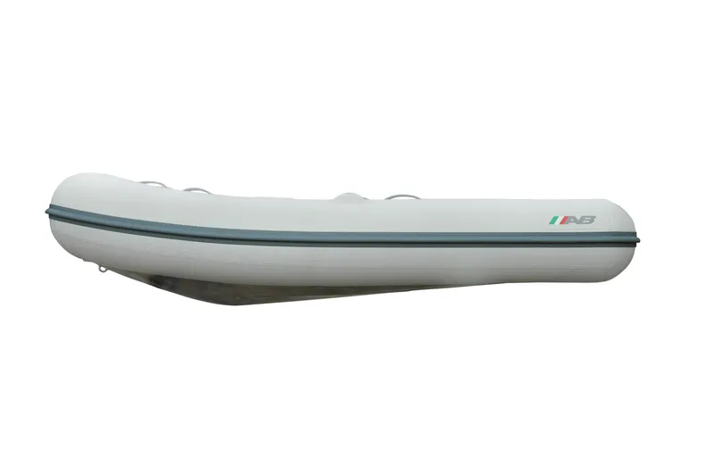 Slide: The Image of 2024 AB Inflatables Lammina 10 UL inflatable boat, side view. - 1