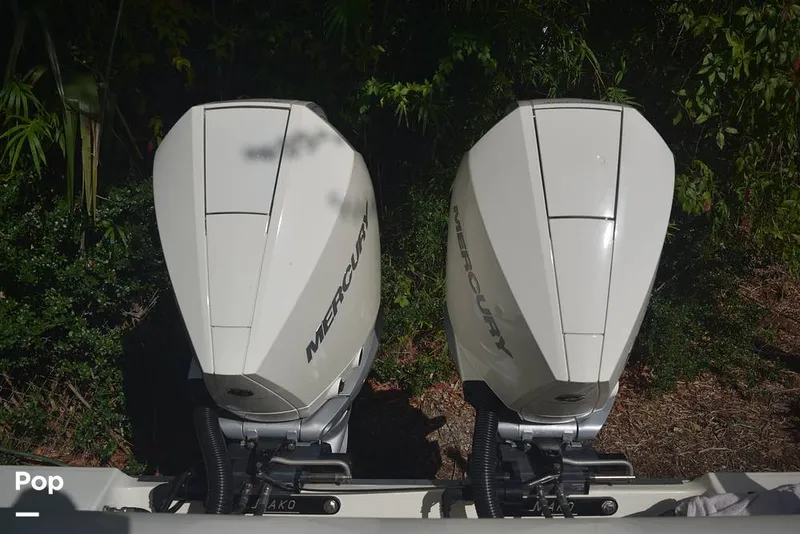 Slide: The Image of Twin Mercury 300HP Four Stroke Engines With Only 60 Hours! - 15913898