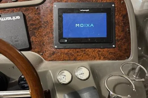 Slide: The Image of Control panel of a 2008 Regal 3760 boat with Moixa display screen. - 25