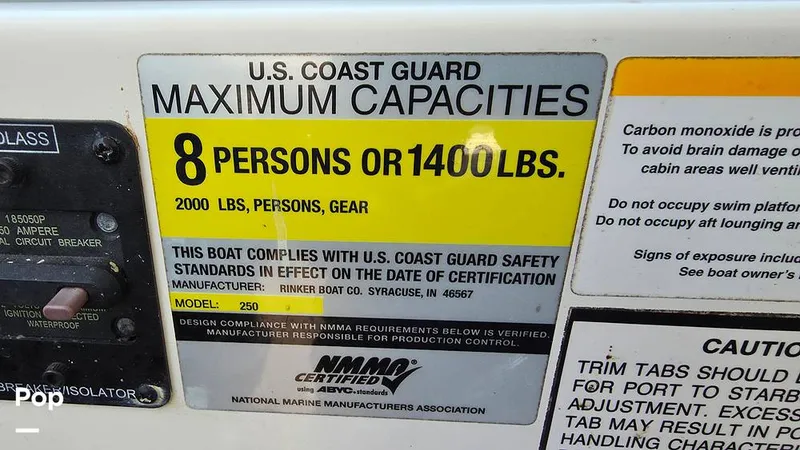 Slide: The Image of Rinker 250 Express Cruiser 2006 - 16449439