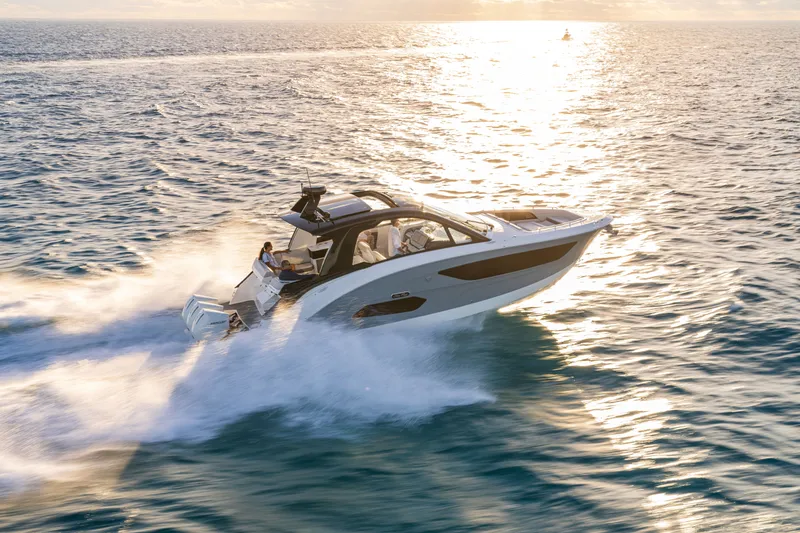 Slide: The Image of Sea Ray Sundancer 370 Outboard 2026 - 2