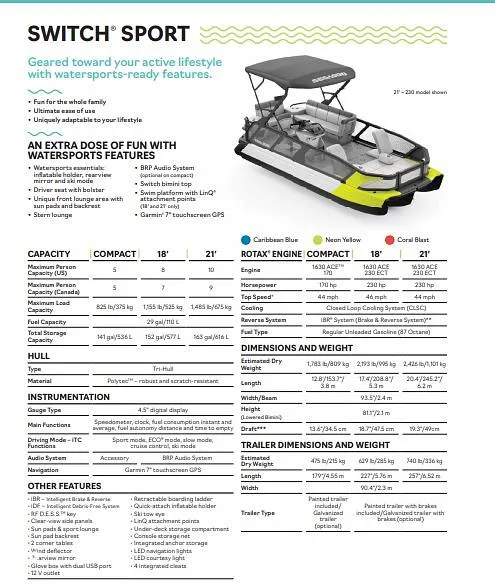 Slide: The Image of 2023 SEA DOO SWITCH BROCHURE - 15840374