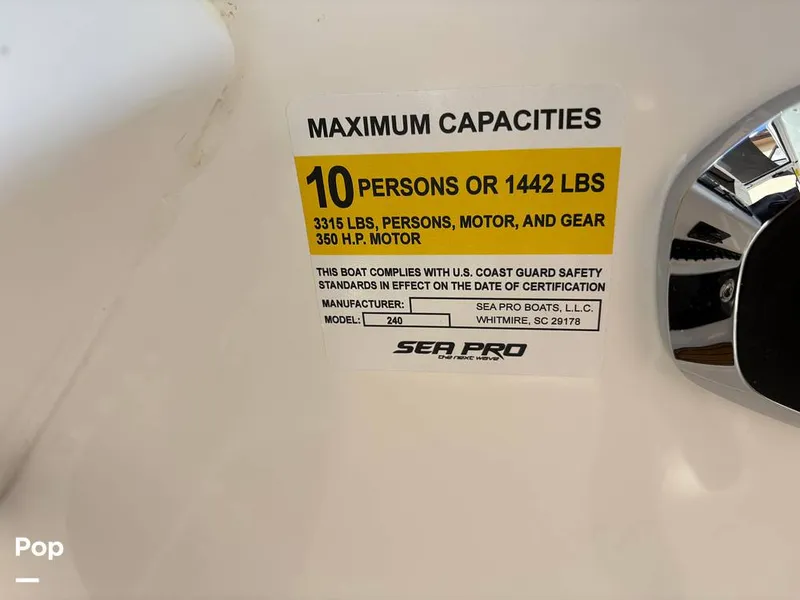 Slide: The Image of Sea Pro 240 DLX 2025 - 15949046