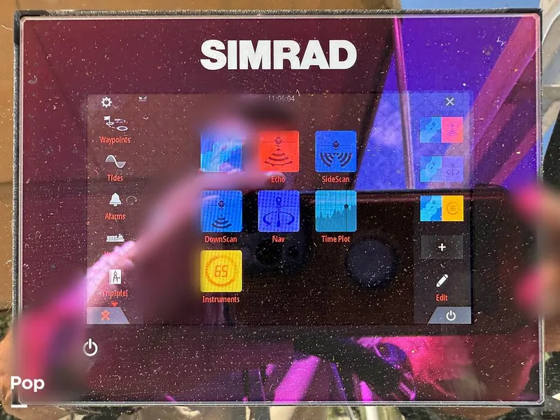 Slide: The Image of Simrad Chartplotted With Sonar - 15874626