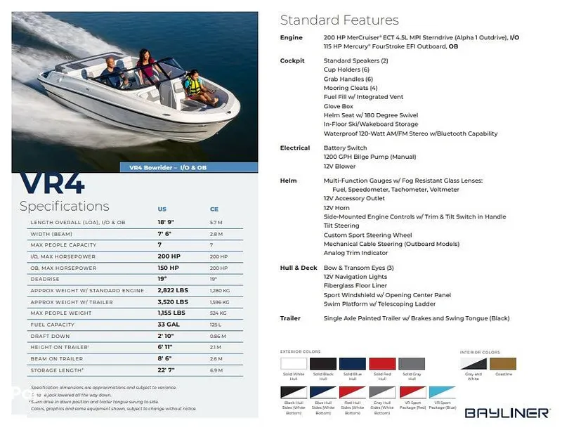 Slide: The Image of 2022 BAYLINER VR4 BROCHURE - 15959640