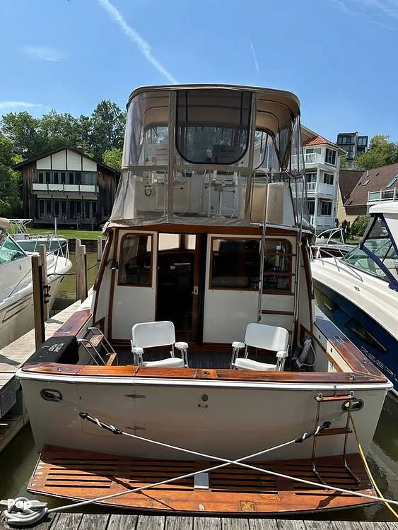 Slide: The Image of Egg Harbor 33 Sedan Cruiser 1985 - 16214873