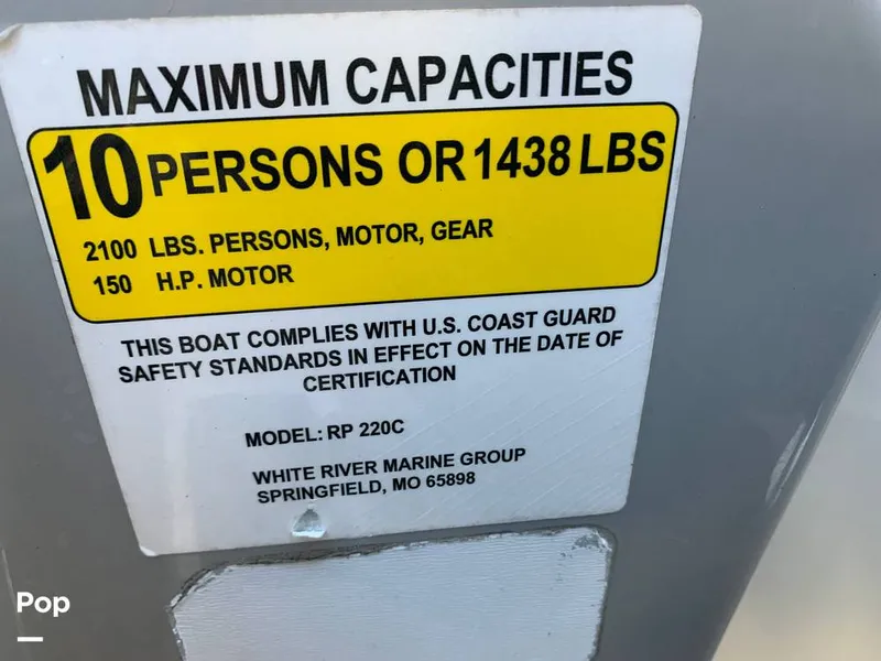 Slide: The Image of Ranger Boats Reata RP220C 2020 - 16014828