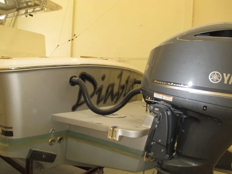 Slide: The Image of 2024 Jersey Cape 31 Little Devil boat with Yamaha outboard motor. - 23