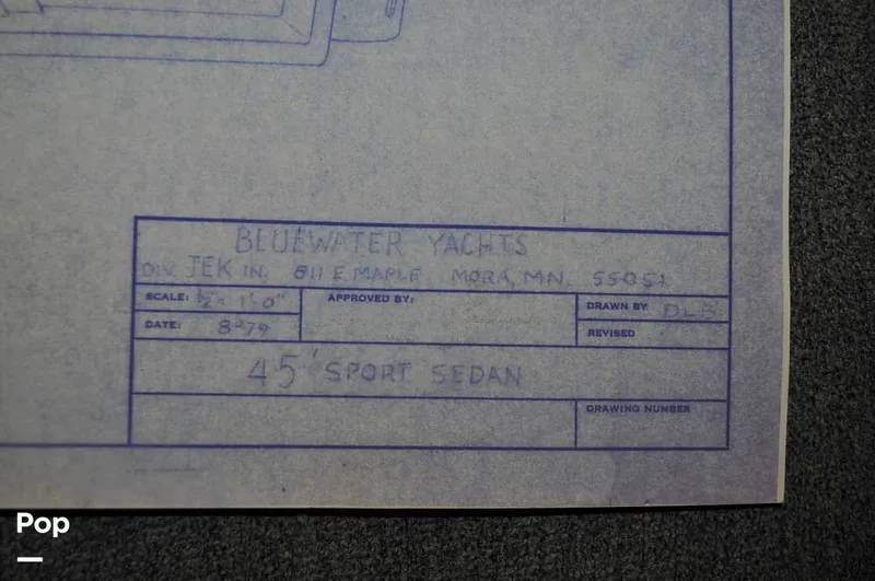 Slide: The Image of Blue Water 45 Sport Sedan 1978 - 16051925