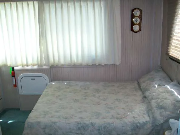 Slide: The Image of Bedroom in Gibson 44 Standard Houseboat, 1999 model. - 17