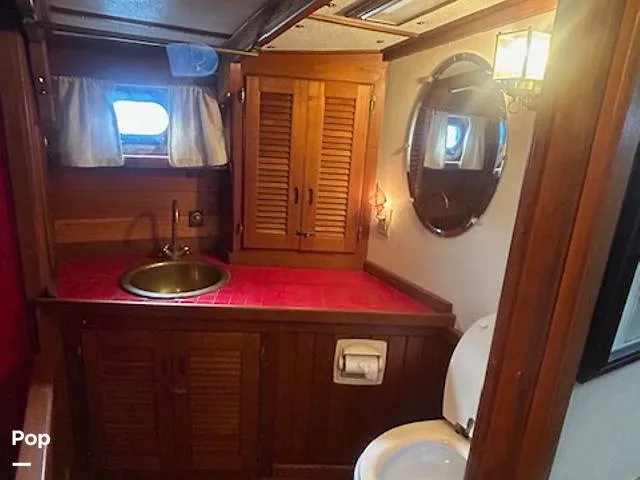 Slide: The Image of Custom Topsail Gaff Rigged Schooner 1984 - 16216233