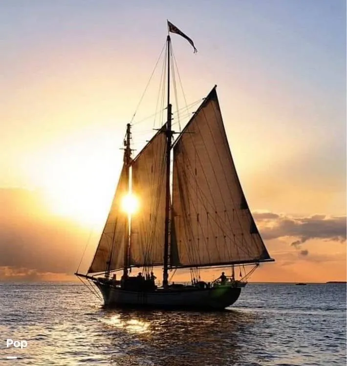 Slide: The Image of Custom Topsail Gaff Rigged Schooner 1984 - 16221016