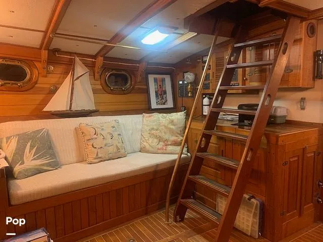 Slide: The Image of Custom Topsail Gaff Rigged Schooner 1984 - 16216242