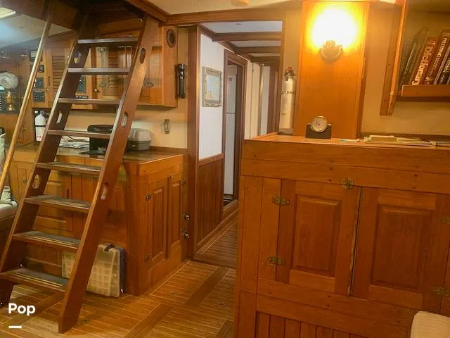 Slide: The Image of Custom Topsail Gaff Rigged Schooner 1984 - 16216243