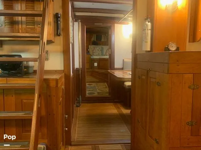 Slide: The Image of Custom Topsail Gaff Rigged Schooner 1984 - 16216244