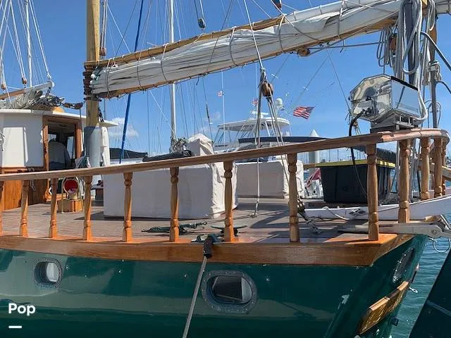 Slide: The Image of Custom Topsail Gaff Rigged Schooner 1984 - 16216251