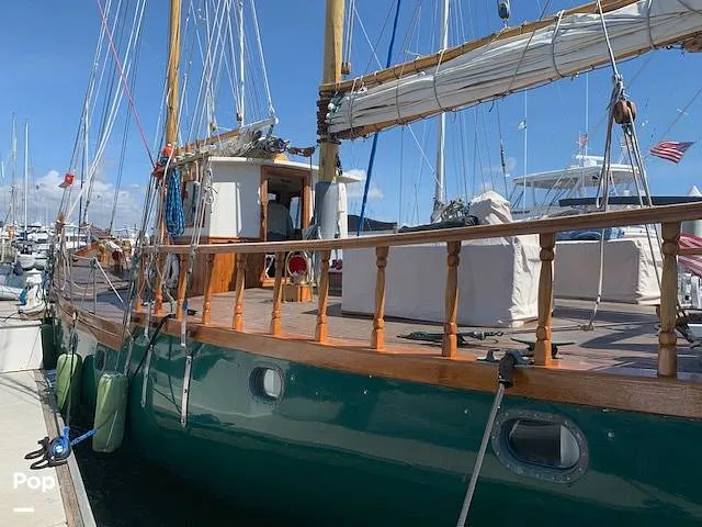 Slide: The Image of Custom Topsail Gaff Rigged Schooner 1984 - 16216252