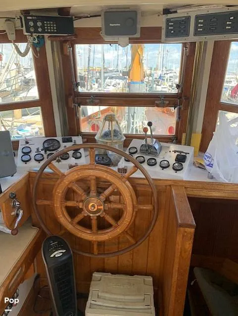 Slide: The Image of Custom Topsail Gaff Rigged Schooner 1984 - 16216270