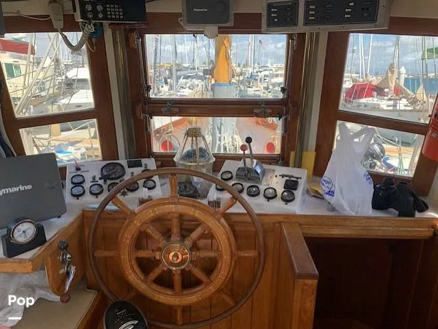 Slide: The Image of Custom Topsail Gaff Rigged Schooner 1984 - 16216274