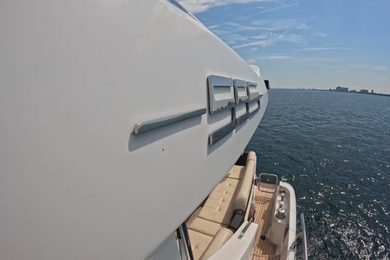 Slide: The Image of Luxury Azimut 55S yacht cruising on open water, 2016 model. - 19