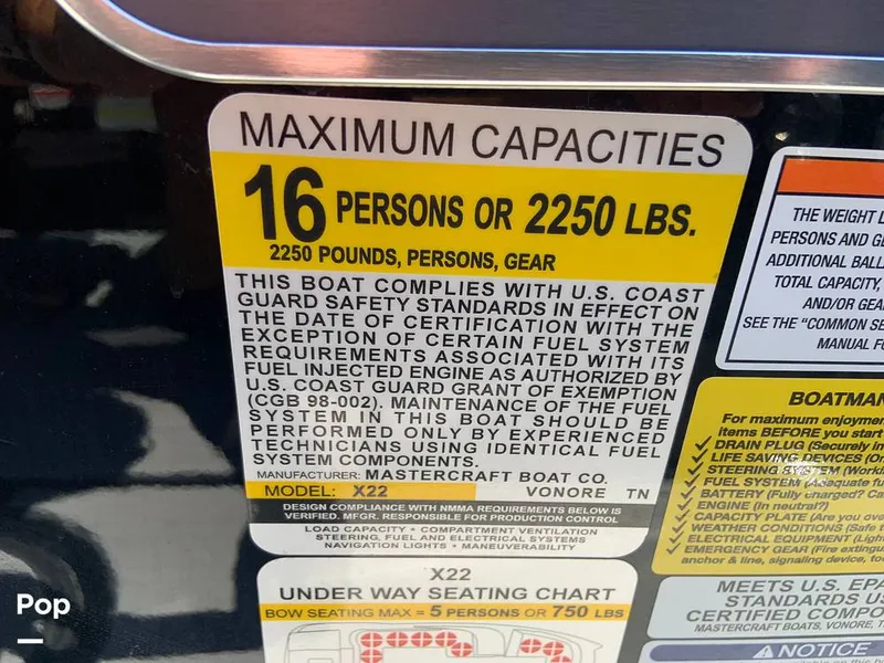 Slide: The Image of Mastercraft X22 2022 - 16574511