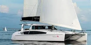 Slide: The Image of 2024 Seawind 1260 Owners Version sailing catamaran on open water. - 7
