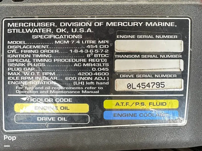 Slide: The Image of Rinker Fiesta Vee 270 1999 - 16288361