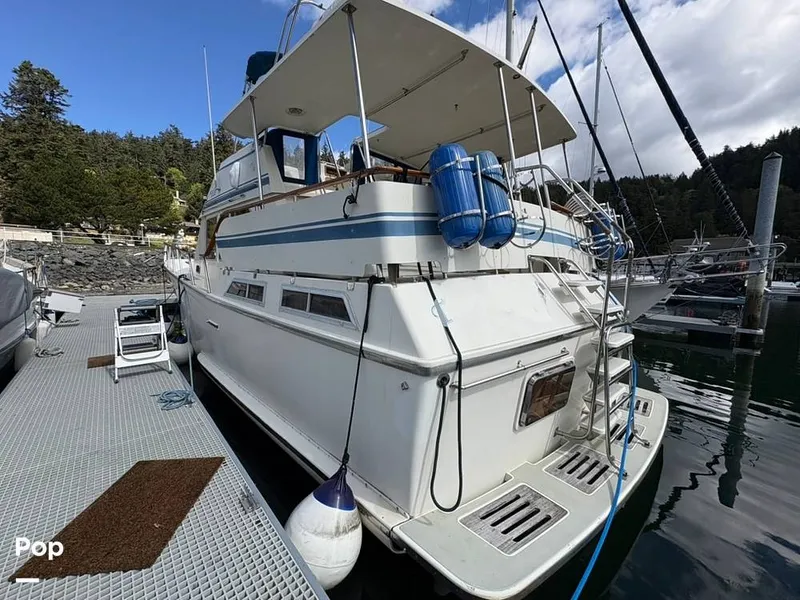 Slide: The Image of Custom Taiwan Overseas 46' Sundeck Trawler 1986 - 16358380